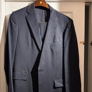 Brooks Brothers Dark Gray Pinstripe Suit